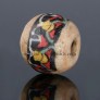 Ancient mosaic glass bead with lotus pattern